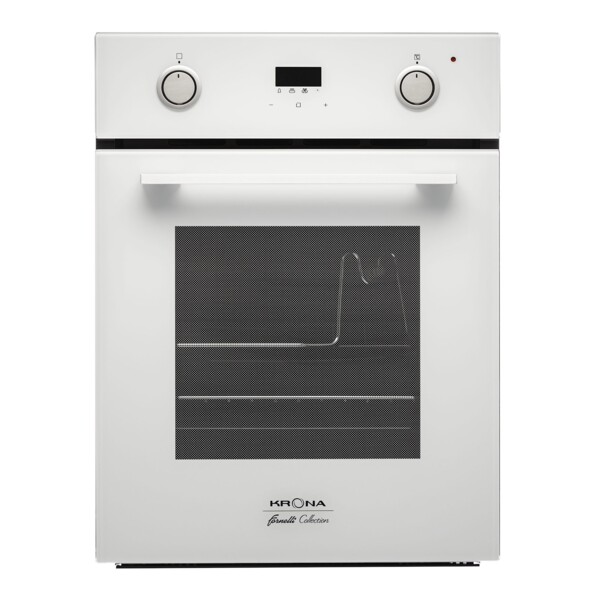 духовой шкаф электрический 45см белый krona sonata 45 wh