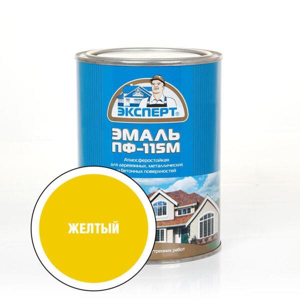 

эмаль пф-115м эксперт 0,8кг желтая