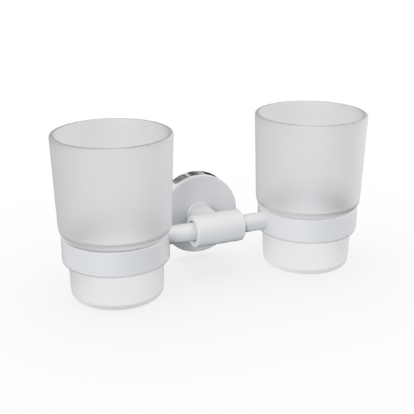 Фото Стакан двойной lord fora белый for-lord039wt