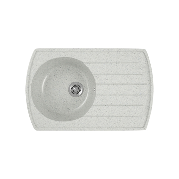 Фото Мойка кухонная мраморная greenstone 77x50 grs-23-310 серый