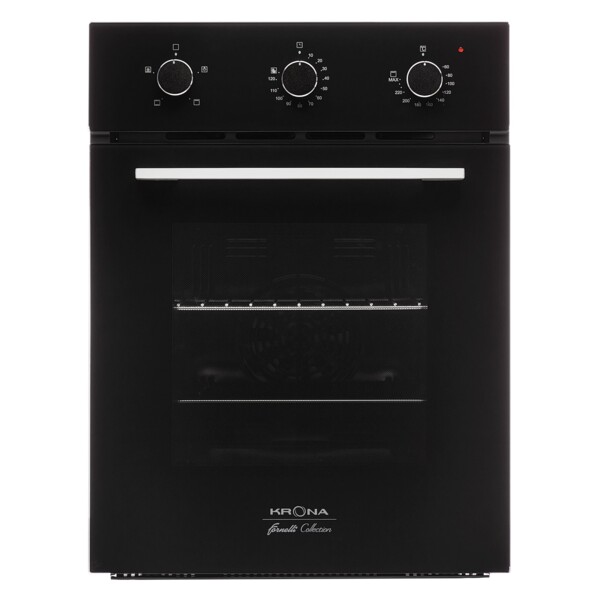 шкаф встраиваемый духовой krona breve 45 bl 00026332