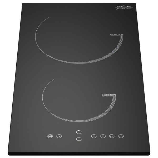 поверхность встраиваемая индукционная варочная 30см krona vento bl 00026362