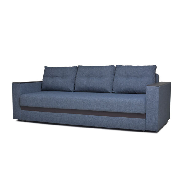 Фото Диван bruno trio 2230х970х870 (montana 158+galaxy dk. brown,синий)