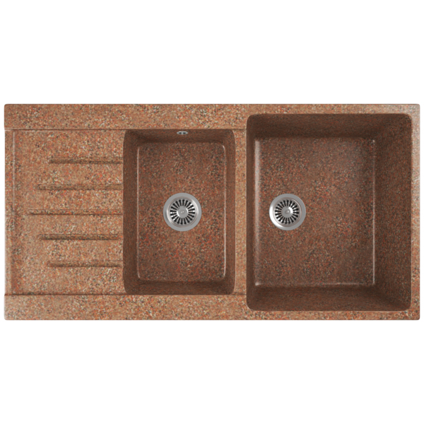 Фото Мойка кухонная мраморная greenstone 98x51 grs-98k-307 терракот