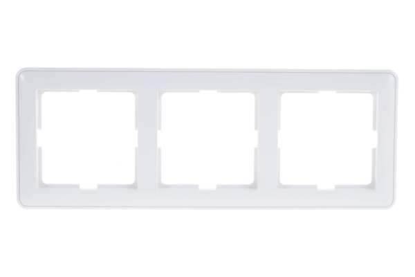 Фото Рамка (белая, трехместная) schneider electric wessen w59 kd-3-18