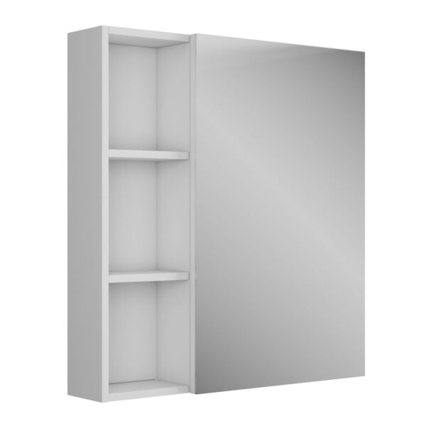 Фото Зеркало-шкаф для ванной комнаты uncoria арно 70 (67006) белый