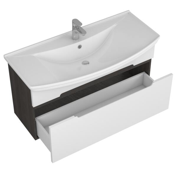 Фото Тумба под раковину uncoria джелла 105 (510502) дуб кантенбери