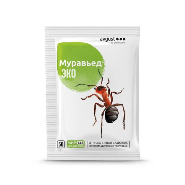 

инсектицид "муравьед эко" от садовых и домовых муравьев, 50 г