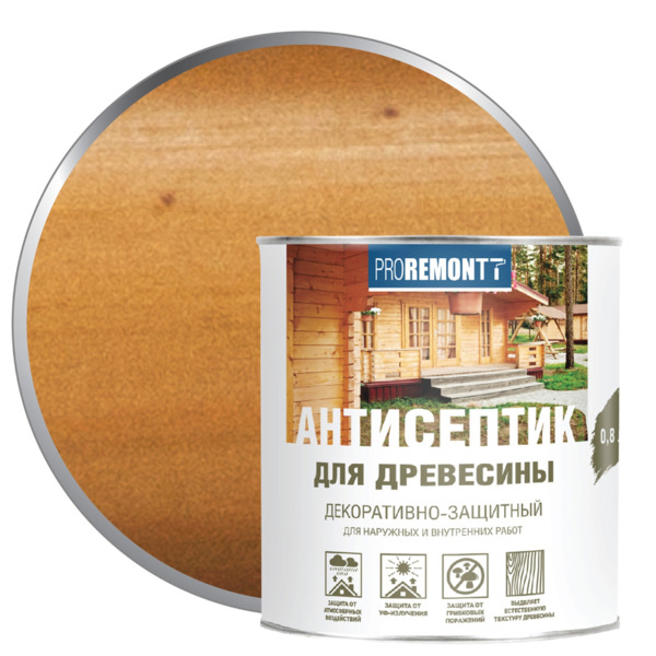Фото Деревозащитное средство proremontt орех 0,8л