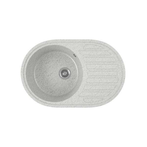 Фото Мойка кухонная мраморная greenstone 77x50 grs-18l-310 серый