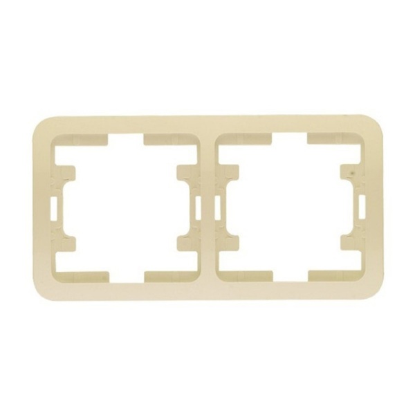 Фото Рамка (кремовая, двухместная) makel mimoza 32012