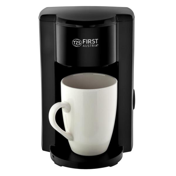 Кофеварка (капельная, 300вт, 125мл, 1 чашка, черная) first fa-5453-3