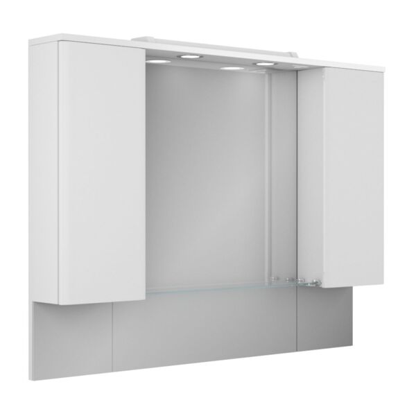 Фото Зеркало-шкаф для ванной комнаты veneciana adel 120 с подсветкой (612001)