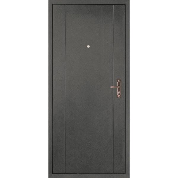 Фото Дверь входная металлическая квадро 2 м 2050х960 правая, медный антик