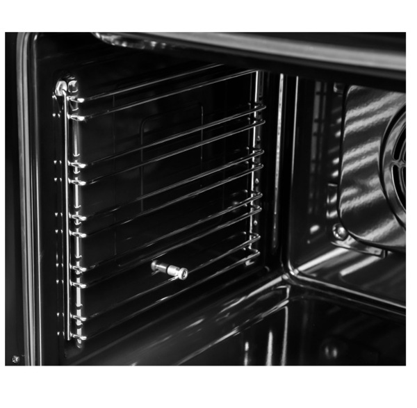 шкаф духовой черное стекло ore vb60b 60 см 7 функций конвекция утапливаемые ручки