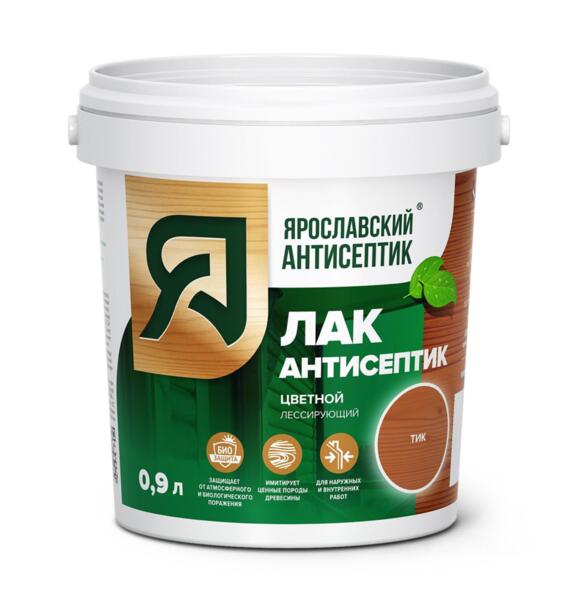 

антисептик-лак ярославский антисептик тик 0,9л