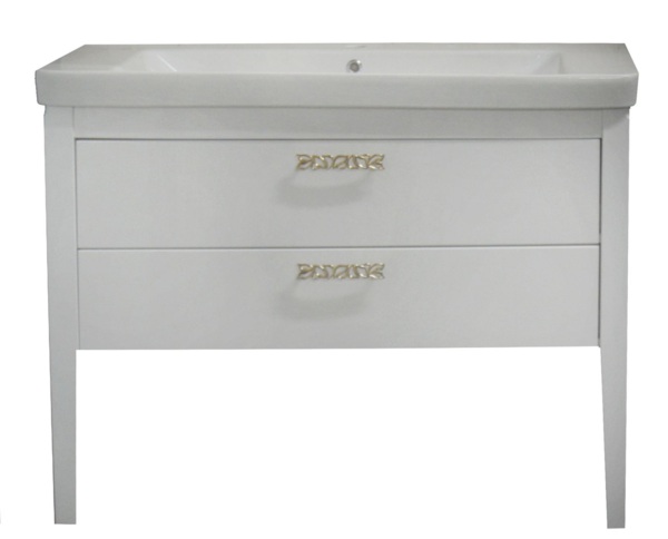 

тумба напольная verona 105 (105*85*46) с раковиной luxury 105 cs00063150