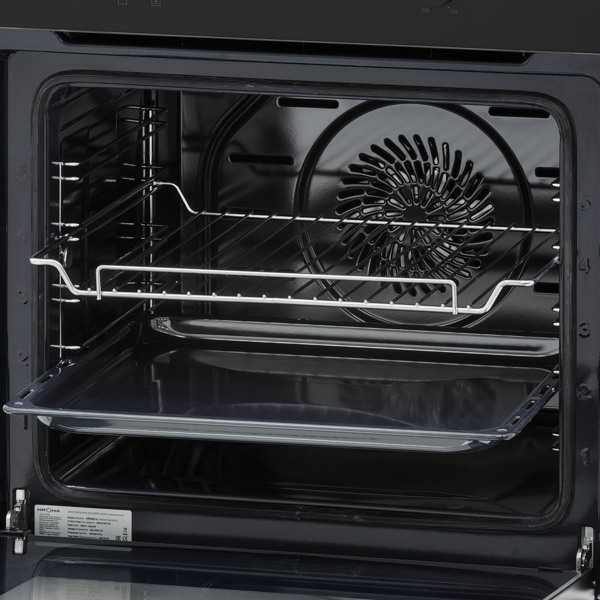 духовой шкаф электрический 60см черный krona magnete 60 blbl