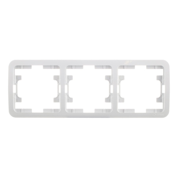 Фото Рамка (белая, трехместная) makel mimoza 22013