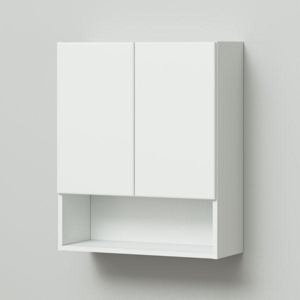 Фото Шкаф подвесной итана лайт 600х240х720 белый глянец