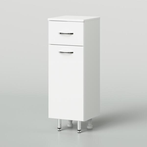 Фото Тумба напольная итана уют 30 300х305х866 универсальная белый глянец