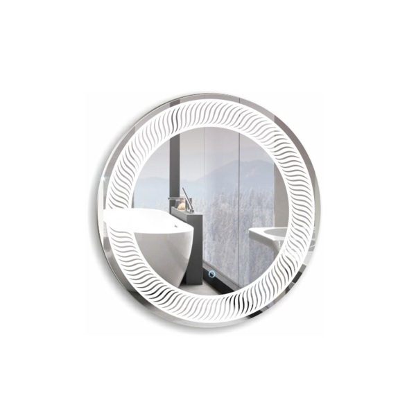 Фото Зеркало с подсветкой azario 77*77 фр00000939