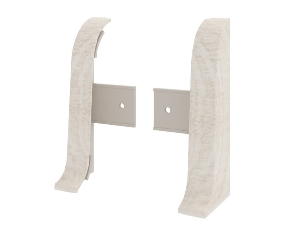 Фото Заглушки пвх 58 мм дуб молочный 562 vilo profi 2 шт