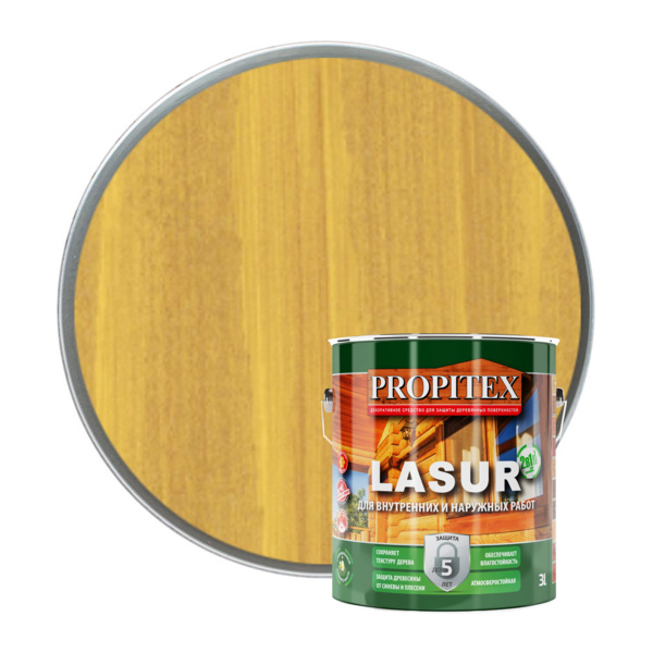 Фото propitex пропитка propitex lasur сосна  3л