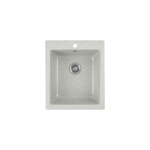 Фото Мойка кухонная мраморная greenstone 41,5x49 grs-17-310 серый