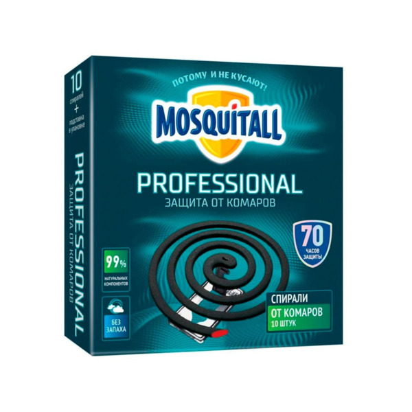 Фото Спирали mosquitall от комаров 10шт