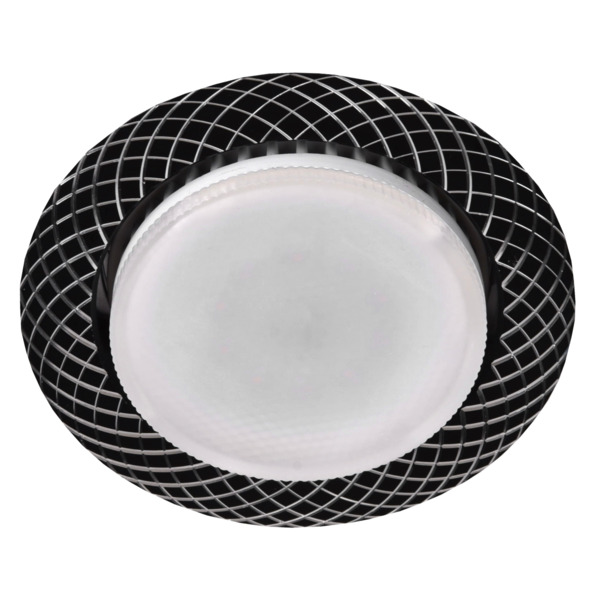 Фото Светильник точечный эра kl 76 gx53 ip20 черный б0049007