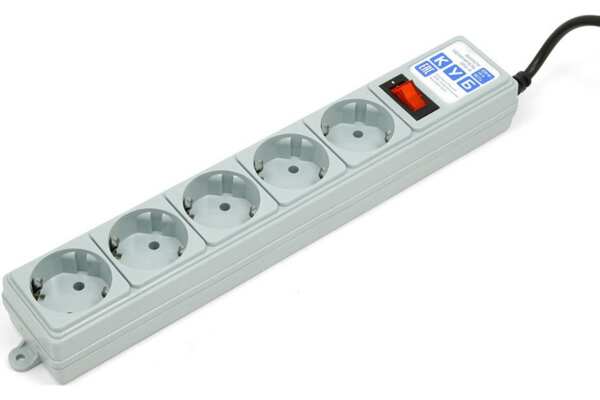 

фильтр сетевой power cube b 1,9 м 5 розеток (серый) 10а/2,2квт spg-b-6