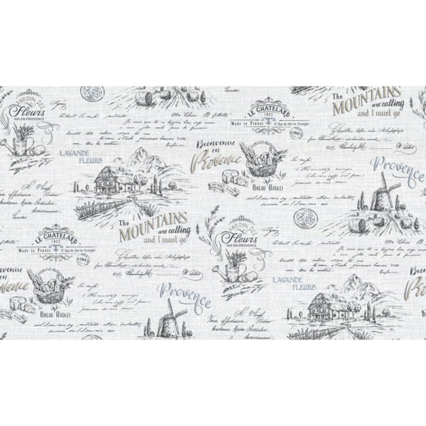 Фото Обои 10546-01а артекс прованс флизелин 1.06x10,05м узор серый