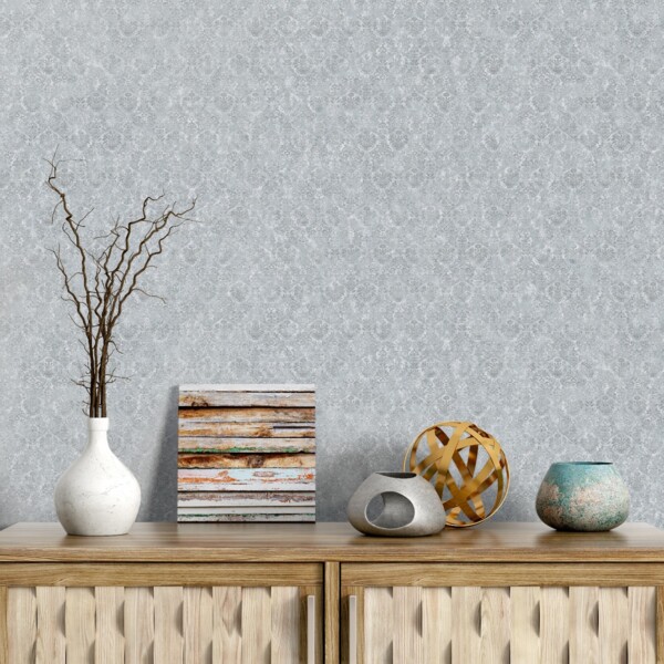 

обои 7116-04 euro decor marco флизелин 1.06x10,05м однотонный голубой