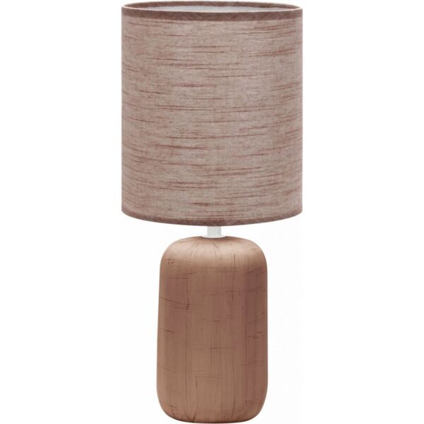 Фото Лампа настольная rivoli ramona 7039-501 е14 40вт ip20 коричневый б0053453