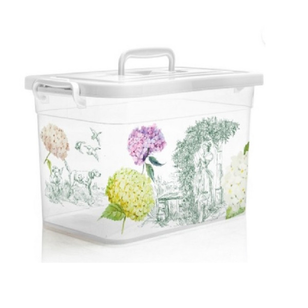 Фото Контейнер для хранения 6,5л toile de jouy polimerbyt c80954