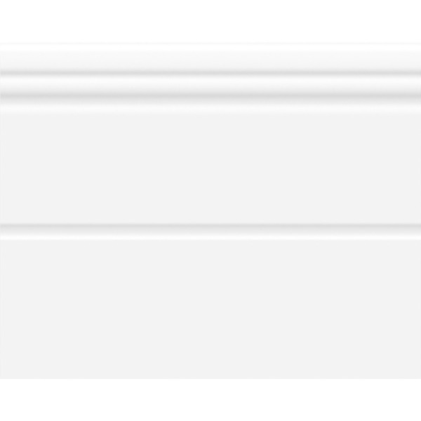 Фото Плинтус ceramic white белый 01 25х20 (рельеф) глянцевый ск000036370
