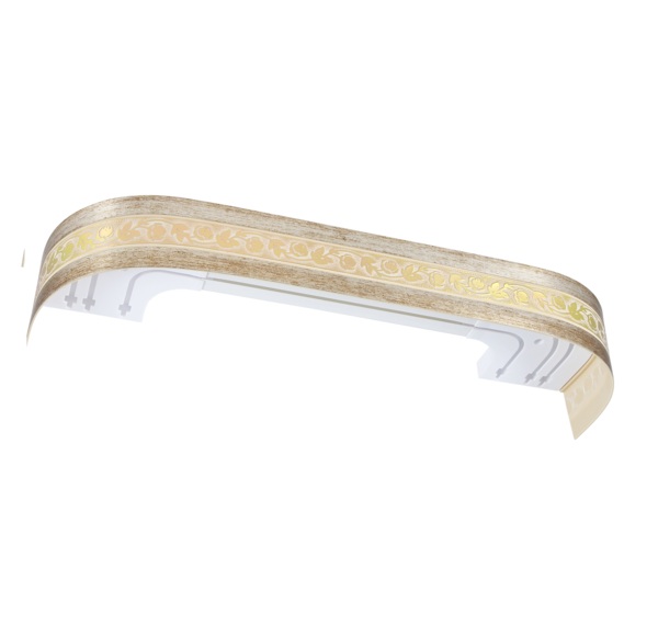 Фото Карниз камелия с поворотами шампань 3,0м