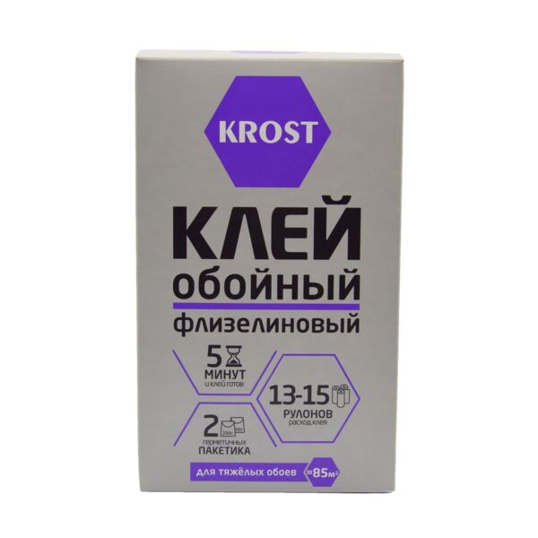 Фото Клей для обоев Krost флизелиновый 500г