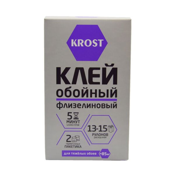 клей для обоев krost флизелиновый 500г от АКСОН