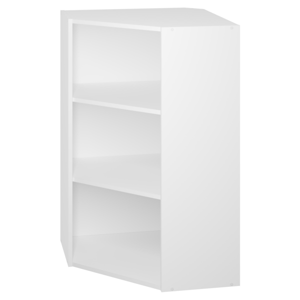 Фото Корпус шкафа навесного углового 960х600х600 белый