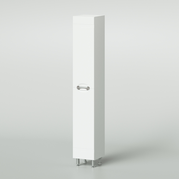 Фото Пенал напольный итана  адель 30 300х320х1900 белый глянец