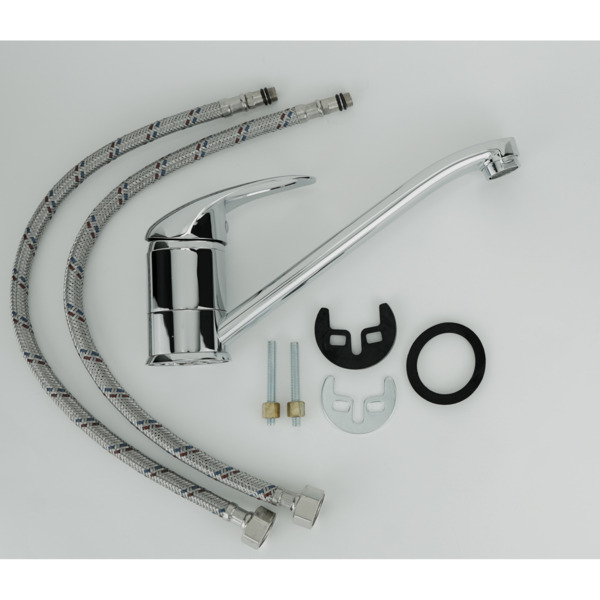 Фото Смеситель для кухни рычажный клевер nega ng 05