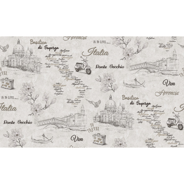 Фото Обои 10-1016-11 белвинил флоренция флизелин 1.06x10м детские/подростковые серый