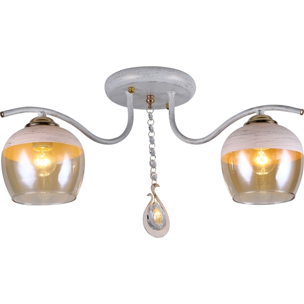 Фото Люстра потолочная toplight bertha tl1254d-02bg е27 2x60вт ip20