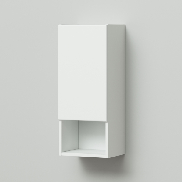 Фото Шкаф подвесной итана лайт 300х240х720 белый глянец