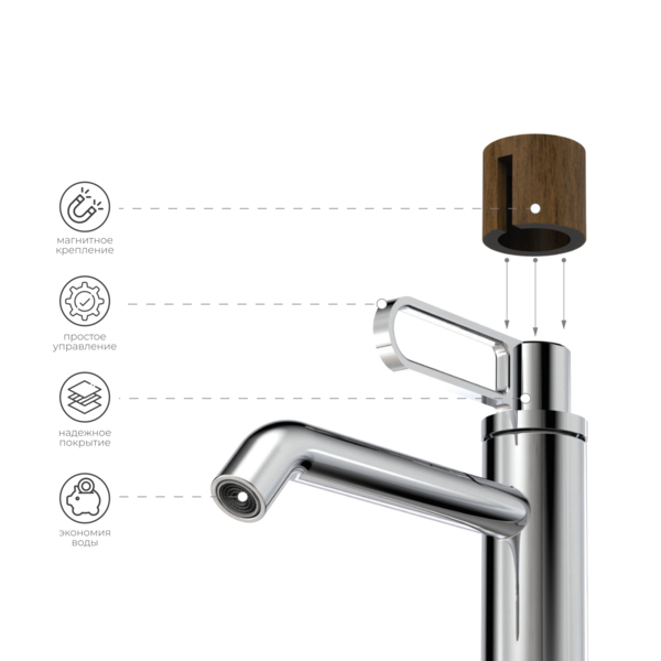 Фото Смеситель для кухни однорычажный tokito tok-you-1013