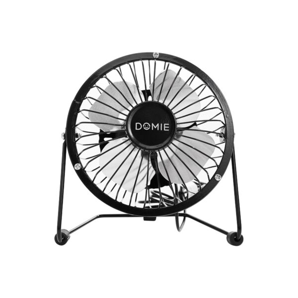 Фото Вентилятор настольный 10см 2,5вт, 1скор., регул.наклона, usb, черный, domie, dx-4 usb