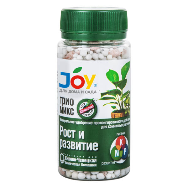 Фото Удобрение трио микс рост и развитие joy 100г