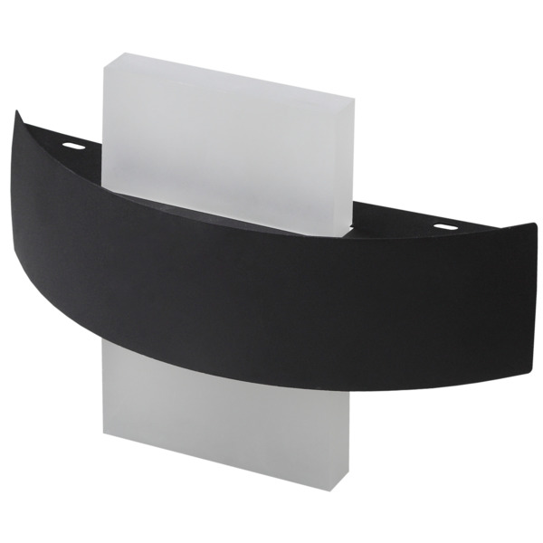 Фото Светильник настенный эра led 1*6вт ip54 черный б0034605